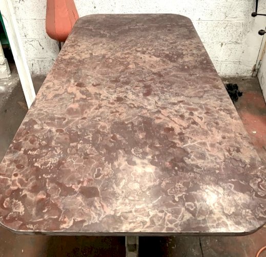 Table Louis Philippe a plateau de marbre XX siècle