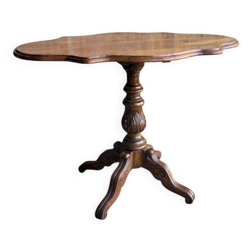 Table violon quadripode vers 1900