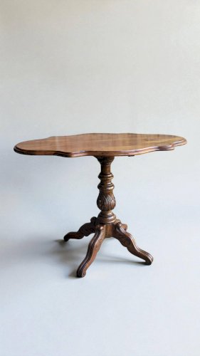 Table violon quadripode vers 1900