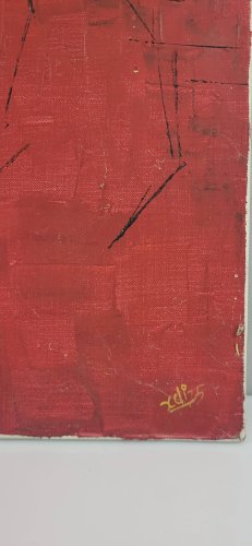 Tableau abstrait / Xavier Descamps