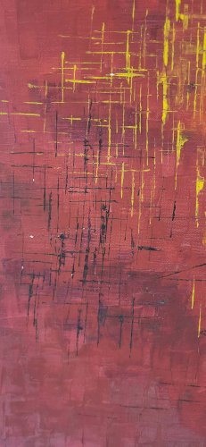 Tableau abstrait / Xavier Descamps