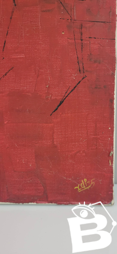 Tableau abstrait / Xavier Descamps