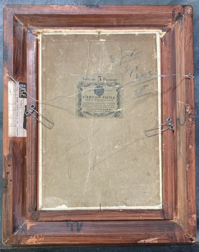 Tableau - Arles Vue sur Saint Trophime - côté théatre antique 