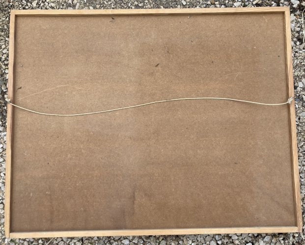 Tableau - Art Modeste - Chienne  de Quai - Igor d'Avoriaz 