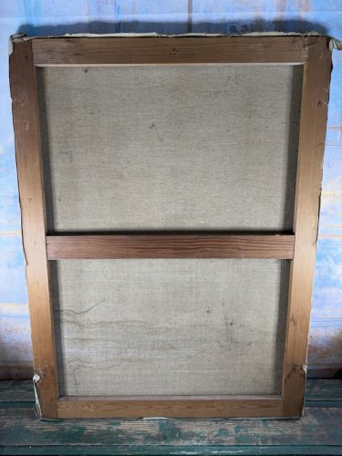 Tableau Charles BALKÉ Portrait d’Henri Strickler Ingénieur Tour Eiffel Paris