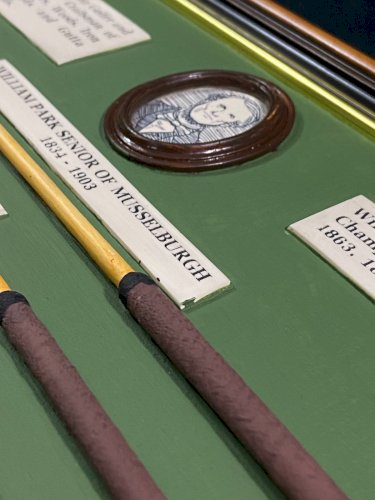 Tableau commémoratif clubs de golf utilisés par William Park Senior Open 1860