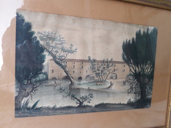 Tableau dessin aquarelle