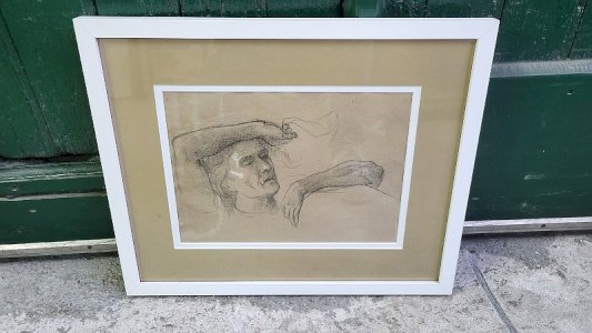 ANONYMOUS PENCIL DRAWING TABLE