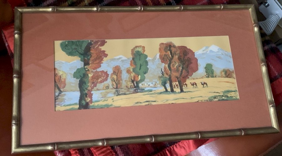 tableau École russe Viktor Pyatkov réalisme lithographie paysage russe