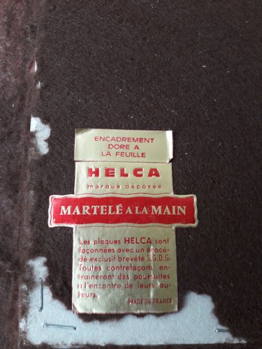 Tableau émaux fleurs Helca