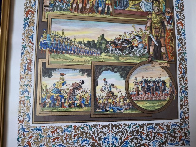 Tableau encadré Jean Gradassi Enluminure