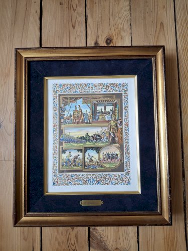 Tableau encadré Jean Gradassi Enluminure