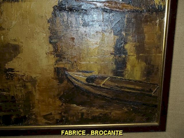 TABLEAU ENCADRE PEINTURE SIGNEE AMYLOR