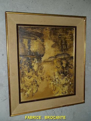 TABLEAU ENCADRE PEINTURE SIGNEE AMYLOR