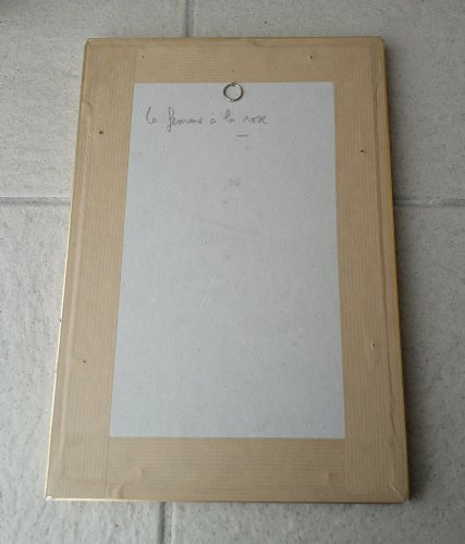 Tableau gravure femme