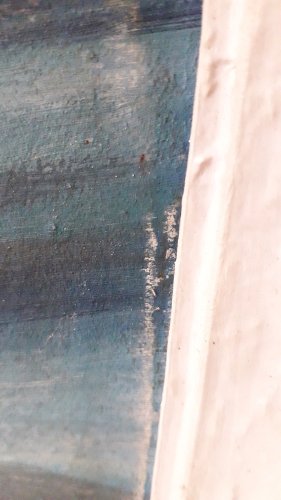 Tableau huile sur toile clair de lune