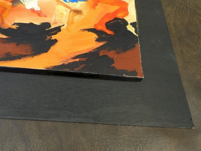 TABLEAU HUILE SUR TOILE SIGNELAMAISON 94