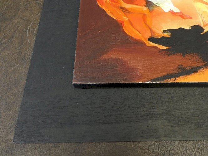 TABLEAU HUILE SUR TOILE SIGNELAMAISON 94