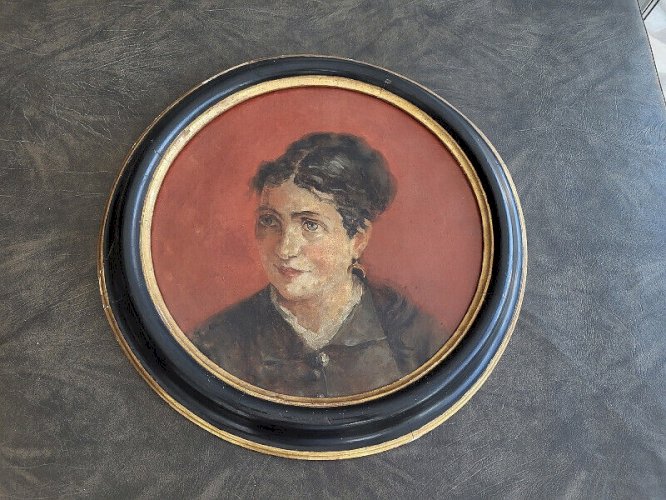 TABLEAU MEDAILLON PORTRAIT NAPOLEON III
