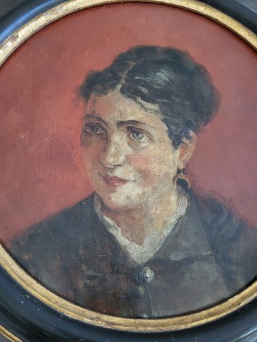 TABLEAU MEDAILLON PORTRAIT NAPOLEON III