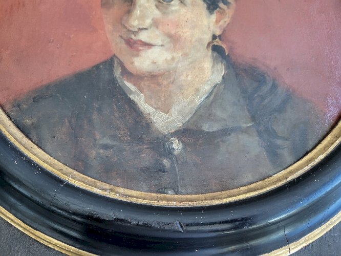 TABLEAU MEDAILLON PORTRAIT NAPOLEON III