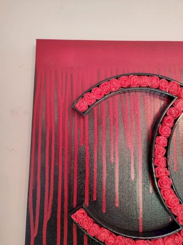 tableau original CC signé PBS en bon etat