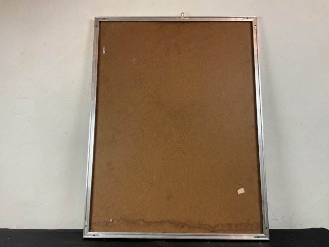 TABLEAU PANNEAU  IMPRIMÉ VINTAGE NUE FÉMININ ÉROTIQUE SIGNE ATL .MUNAHUANQUI .