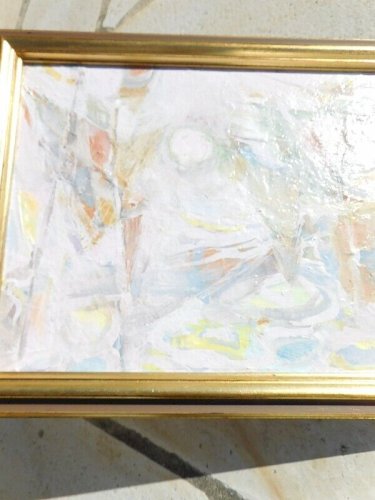 TABLEAU PEINTURE HUILE SUR PANNEAU SIGNE ARNAUD 79 N° 3