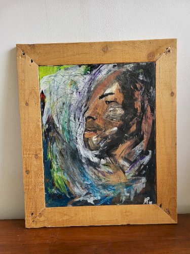 TABLEAU PEINTURE HUILE SUR TOILE IL REVAIT SI SOUVENT ... DE AMAURY PONTVIANNE