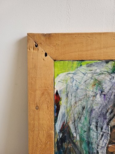 TABLEAU PEINTURE HUILE SUR TOILE IL REVAIT SI SOUVENT ... DE AMAURY PONTVIANNE