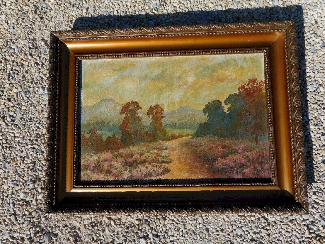 TABLEAU PEINTURE HUILE SUR TOILE SIGNE JEAN RAIMBAULT