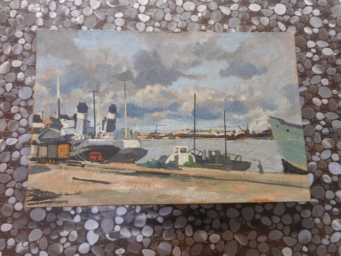 TABLEAU PEINTURE JACQUES DURAND HENRIOT