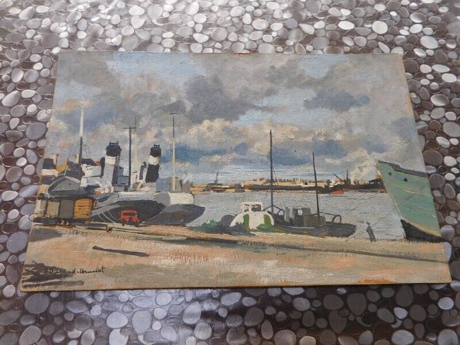 TABLEAU PEINTURE JACQUES DURAND HENRIOT