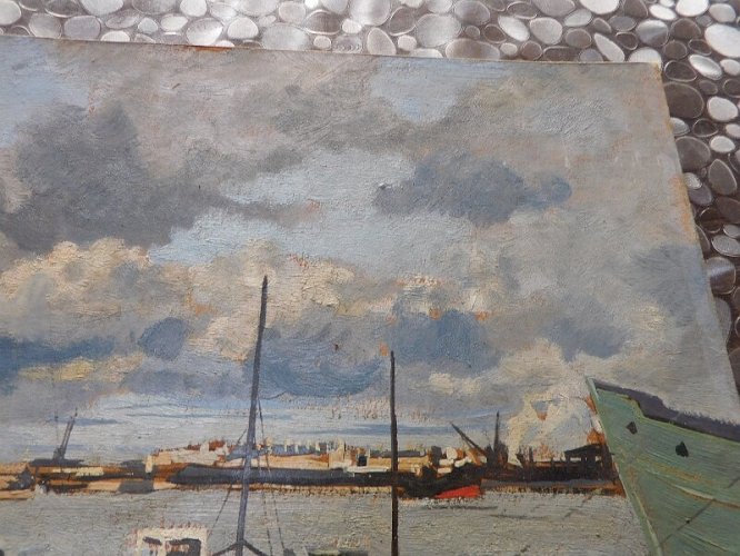 TABLEAU PEINTURE JACQUES DURAND HENRIOT