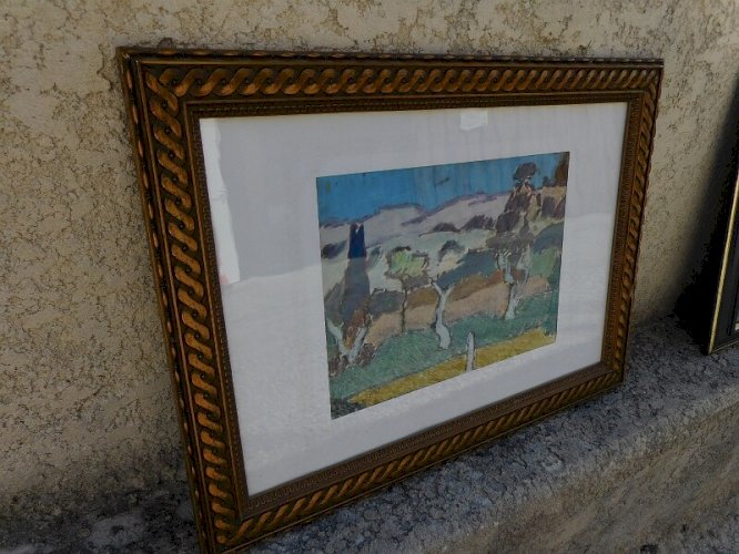 TABLEAU PEINTURE MARCEL DUCRET 1973