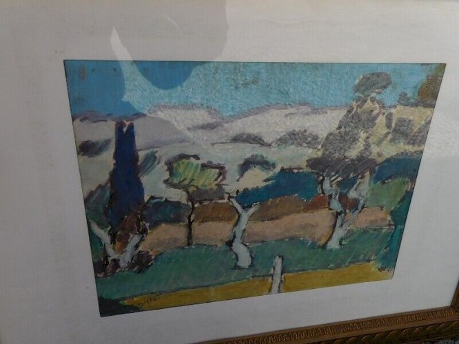 TABLEAU PEINTURE MARCEL DUCRET 1973