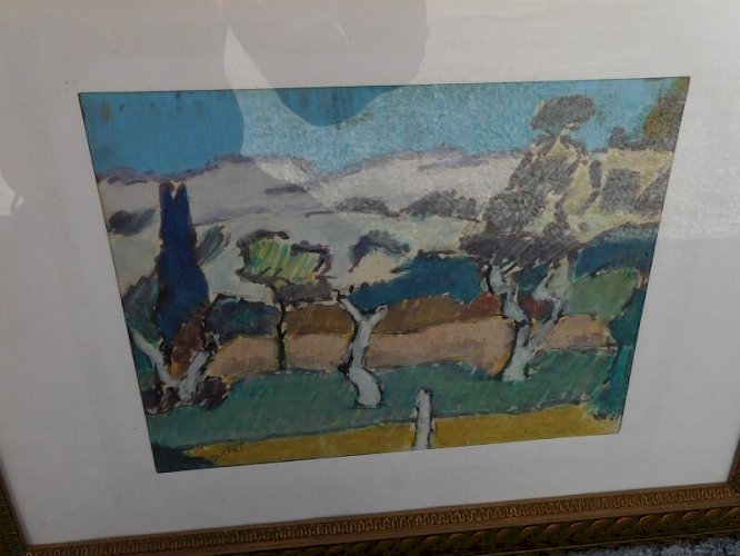 TABLEAU PEINTURE MARCEL DUCRET 1973