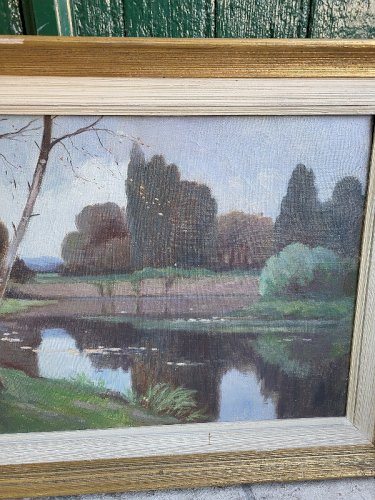 TABLEAU PEINTURE MARCEL GRANIER 1947