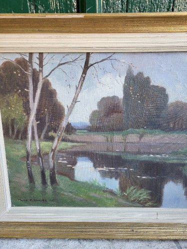 TABLEAU PEINTURE MARCEL GRANIER 1947