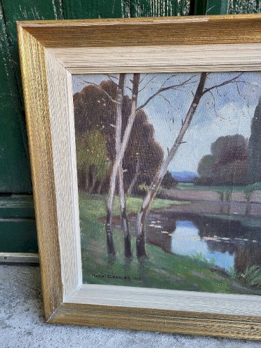 TABLEAU PEINTURE MARCEL GRANIER 1947