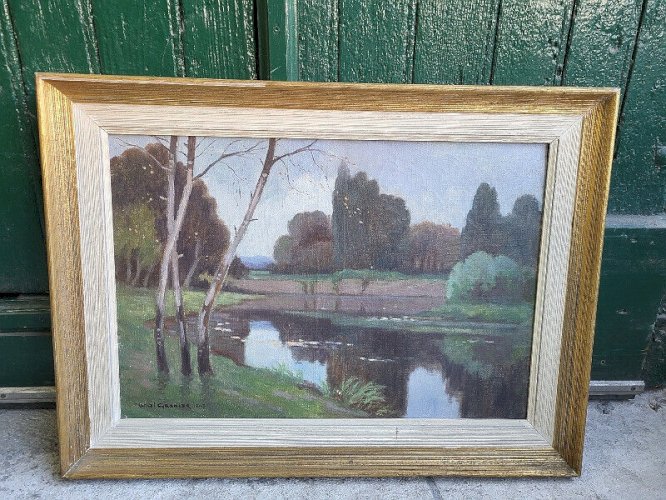TABLEAU PEINTURE MARCEL GRANIER 1947