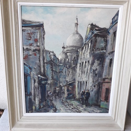 Tableau peinture Montmartre Besse