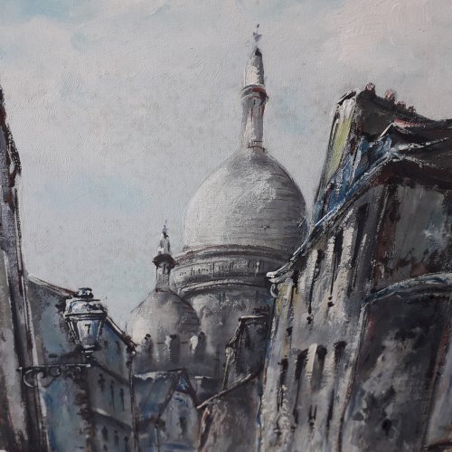 Tableau peinture Montmartre Besse