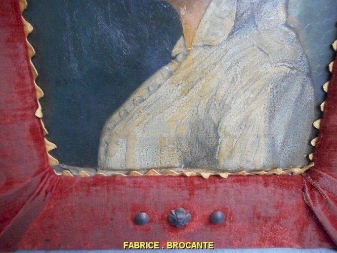 TABLEAU PEINTURE PORTRAIT SUR TOILE