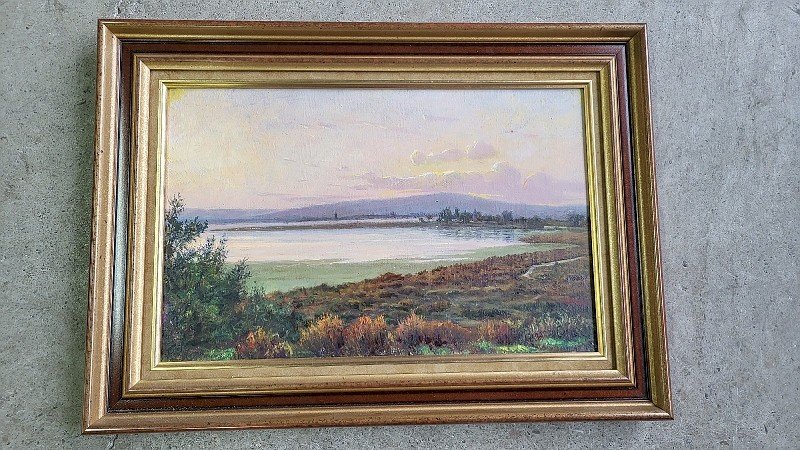 TABLEAU PEINTURE SIGNE GRATIEN GIRARDOT DU XIX ème SIECLE REF FRANC