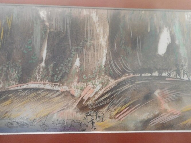 TABLEAU PEINTURE SIGNE LAMAD DM