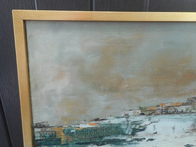 TABLEAU PEINTURE SIGNE MICHEL BRUCE 69