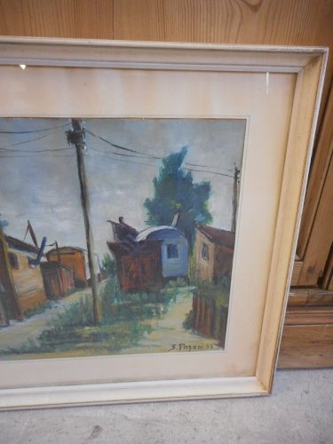 TABLEAU PEINTURE SIGNEE SYLVIANE PAGANI 53 N° 3