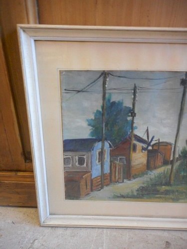 TABLEAU PEINTURE SIGNEE SYLVIANE PAGANI 53 N° 3