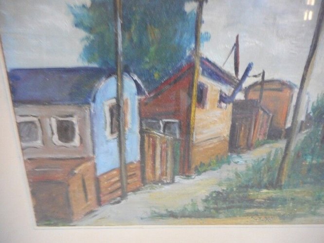 TABLEAU PEINTURE SIGNEE SYLVIANE PAGANI 53 N° 3
